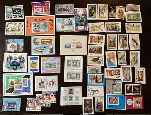 Huge lot souvenir sheets - lot,